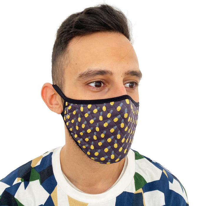 Pineapple Print Face Mask