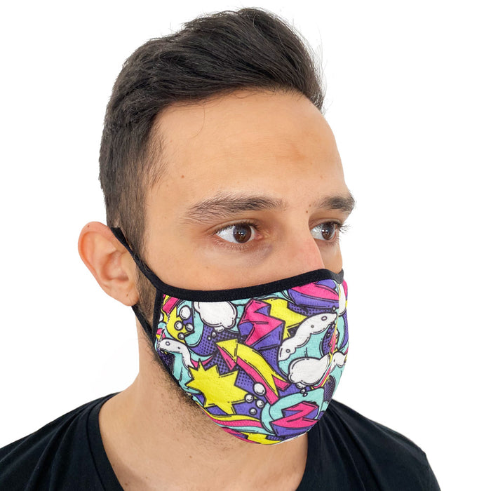 Pop Graffiti Face Mask