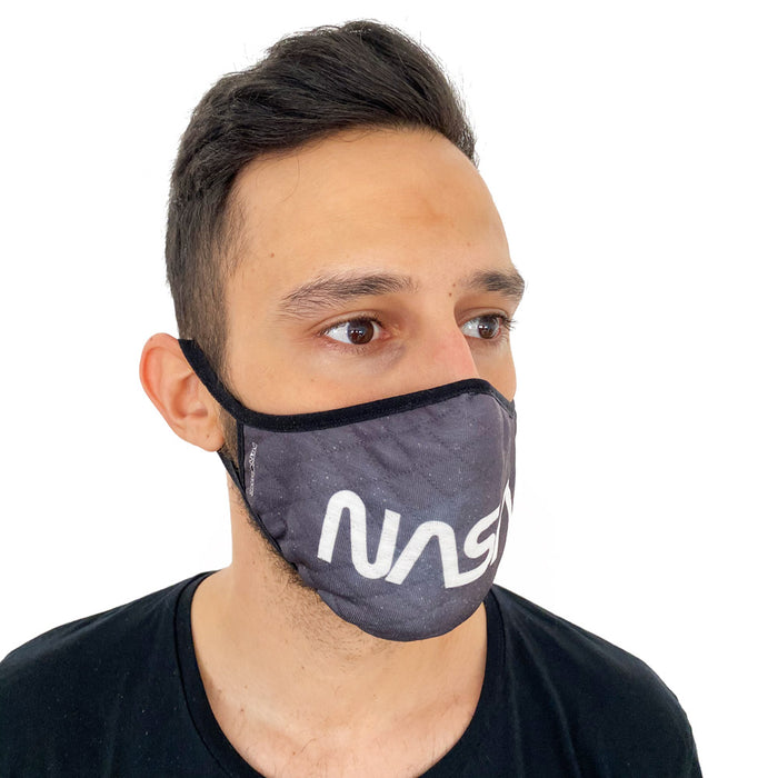 Nasa Worm Logo Face Mask