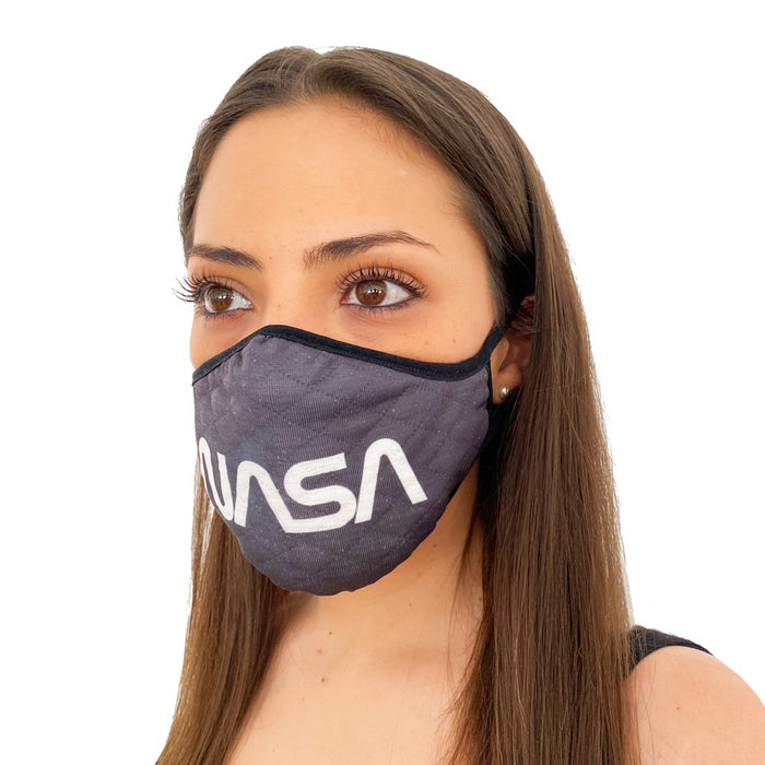 Nasa Worm Logo Face Mask